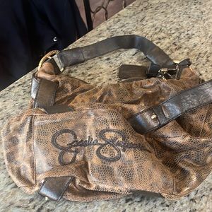 Leopard Jessica Simpson medium size shoulder bag